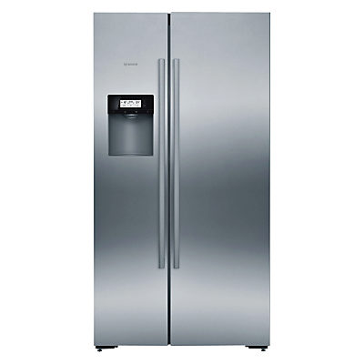 Bosch KAD92AI30 American Style Freestanding Fridge Freezer, A+ Energy Rating, 91cm Wide, Silver Inox Bosch KAD92AI30 American Style Freestanding Fridge Freezer, A+ Energy Rating, 91cm Wide, Silver Inox